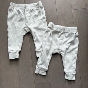 3/$20🌟 100% Organic Cotton Set of 2 Jogger Pants, 3-6M
